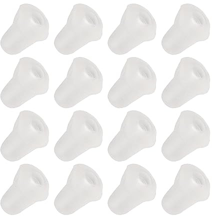 The Lord of the Tools 100pcs Crochet de Pêche Appât Arrêt Crochet Perles s'arrête Crochet de Pêche Bouchon en Plastique Crochet de Pêche Engrenage Perle Accessoires Sport Fournitures, Blanc