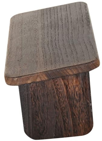 MOBUTOFU Meditationshocker Faltbar Holz Klappbarer Holzhocker Rutschfester Kniemattenhocker Für Buddha Verehrung Und Gebet Tragbarer Zen Hocker Mit Griff Für Zuhause Und Tempel