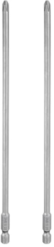 QUARKZMAN 2Pcs Embout de Tournevis Cruciforme Phillips #2 Ph2 avec Tige Hexagonale de 1/4 de Longueur 8 en Acier S2 Magnétique pour Embouts de Tournevis à Tête Cruciforme de 0,197 (5 mm)