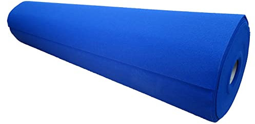 Meterware Autoteppich (Auskleide-Teppich für Fahrzeugboden, Kofferraum, etc), Rovel blau, Zuschnitt (2m breit, 1,5m lang)