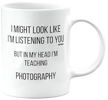 MIPOMALL Mug for Photography Teacher or Lecturer, Funny, Joke or Silly, Birthday Gifts for Men or Women, Presents for Christmas, Secret Santa, I'm Teaching, mm-CA_226_126