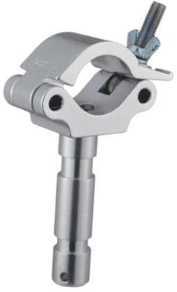 Jojomis Stage Truss Lighting Clamp, Heavy Duty 1100lb Load Capacity, Swivel Coupler Truss Clamp for Pipe 1.89-2.01in (48-51mm) - Ideal for DJ, Bar, Event, Theatre, and Stage Lighting