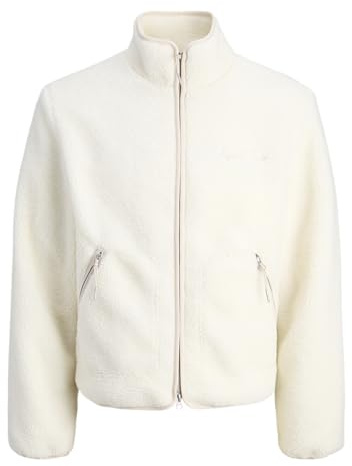 JACK & JONES Jornorrebro Teddy Jacket Sn Veste, Cloud Dancer, M Hommes