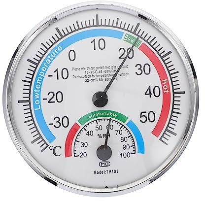 CIMAXIC Higrotermógrafo Para Sauna Medidor De Humedad Termómetro Higrómetro Fácil De Usar