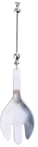 Cuchara de ensalada de perlas de acero inoxidable Postre Personalizable Vajilla Decorada Utensilios de cocina