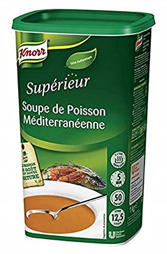 Knorr Supérieur Soupe de Poisson Méditerranéenne 1kg 50 Portions - Lot de 2