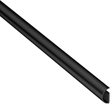 D-Line Micro+ CableTraC Kabelabdeckung, Schwarz, Kabelkanal 1MCT2010B Micro+ (20x10mm)