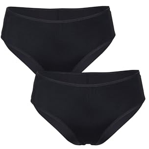 Lovable Slip Mutande in Microfibra Massima Invisibilità, Balze Elasticità Differenziata no Cuciture, Art. 0193, Pacco da 2 Invisible Donna