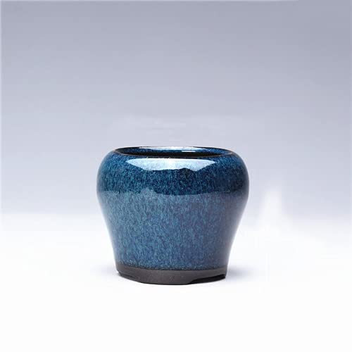 Vaso da fiori semplice e creativo in ceramica per piante grasse viola sabbia per ufficio