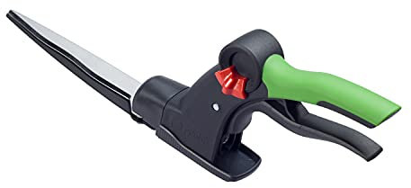 GEOLIA - Verstellbare Grasschere - Stahl - 17 cm Klinge - Ergonomischer Griff - Rasenschere - Rasenkantenschere