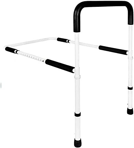 ACiyD Bettgitter mit Beinen für ältere Menschen, Handlauf am Bett, Handlauf für Senioren für King-Queen-Twin-Size-Betten, Haltegriff für Behindertenbetten