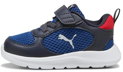 PUMA Fun Racer 2 AC+ Inf, unisex-barn gymnastikskor 0–24, New Navy PUMA White Clyde Royal, 26 EU
