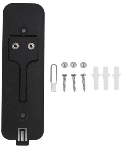 Mumusuki Placa Posterior de Timbre con Video Blink, Pieza de Repuesto de Placa Posterior de Timbre de Plástico con Accesorio de Montaje, Pieza de Placa Posterior Compatible con Timbre con