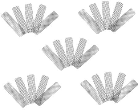 Yardenfun 25 Stück Selbstklebende Fliegengitter Reparaturflicken Reißfestes Fenstergitter Material Schwarz 5x5cm Für Fenster Tür Insektenschutz Reparatur Atmungsaktiv Und Langlebig