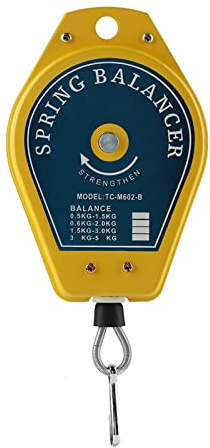 Support Suspendu pour équilibreur à Ressort avec Accessoires de Raccords Outil D'équilibrage à Ressort Rétractable 0,5-1,5 Kg Support de Fixation Suspendu pour la Fabrication