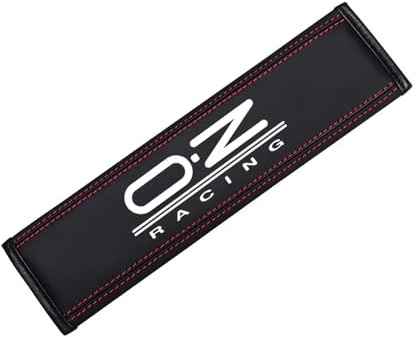 ASEUOG 2 Pezzi Fibra di Carbonio Imbottiture Cinture di Sicurezza per OZ Racing Accessori Interni Auto,B