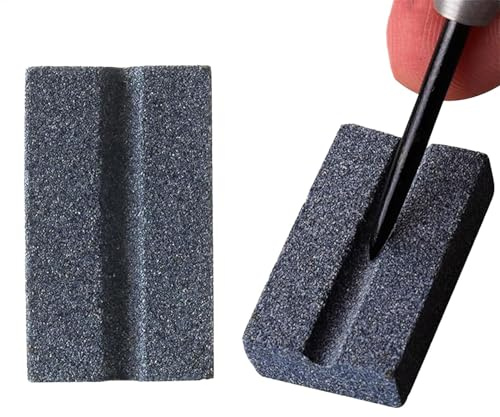 Dart Sharpener for Steel Tip | V-Shape Darts Sharpener Whetstone | Portable Tip Point Dart Sharpening Stone, Dart Sharpener Tools for Easy Polishing and Deburring