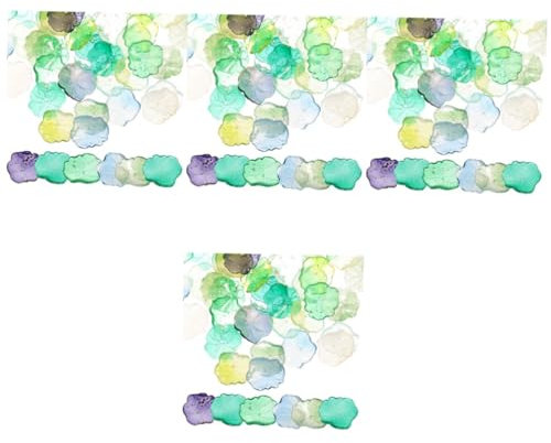 VILLCASE 4 Sätze Teichornament Mini Lilie Blatt Formen Garten Lotusblätter Lotus Lotusblätter Fischteich Lotusblatt Künstliche Lotusblätter Lebendige Lotusblätter Acryl 50 Stück * 4