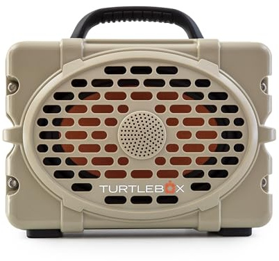 Turtlebox Original Gen 3 Outdoor Bluetooth Speaker, Waterproof, Tan