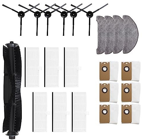 Rynplex Piezas de aspiradora, for Laresar, for L6 Pro T10, Robot de Barrido, fregona, Almohadillas con Bolsas for el Polvo, Limpieza de Suelos Reemplazo de Almohadilla para trapeador robótico(C)