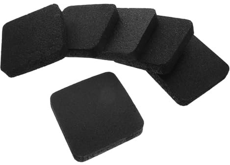 NAMOARLY 6pcs Treadmill Mat for Tile Floor Home Gym Mat Noise Reduction Shock Absorbing Antislip Fitness Equipment