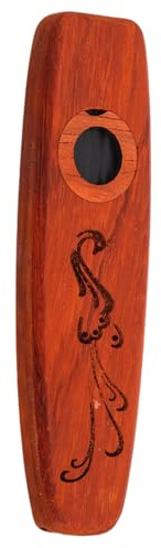 Holz Kazoo für Erwachsene, Professionelles Blasinstrument Musikbegleitung | Coffee Farbe, , Innovatives Design, Robust und Leicht zu Spielen, für Erwachsene und Profis