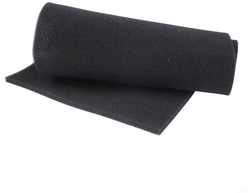 FUANA Aktivkohlefilter, zuschneidbar, für Luftreiniger, Dunstabzugshaubenfilter, Ofenfilter und Entlüftungsfilter, 1 m x 40 cm