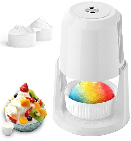 Máquina de hielo afeitado para golosinas caseras, apta para niños con molde de hielo reutilizable, perfecta para hielo afeitado, granizados y cócteles