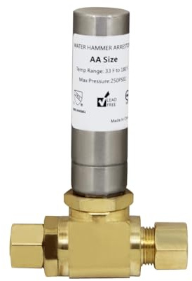 Stainless Steel Water Hammer arrestor for Toilet Faucet Pump Anti Hammer Valve Plumbing Shock Absorber Water Hose Pipes Control Devices