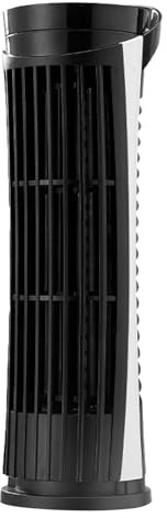 Standing Fan,USB Rechargeable Quiet Blower | Small Bladeless LED Tower Fan for Bedroom Living Room Desk Studio Car Kitchen Travel Garage RV