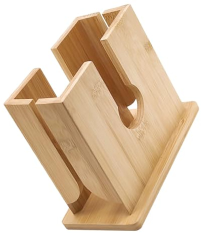 Veemoon Cortadora de Pan de Madera 15X135X78 CM Soporte para Rebanadora de Bagels y Bollos Cuchillo Dentado para Cortar Pan Mantequilla y Queso Herramienta Versátil para Cocina y