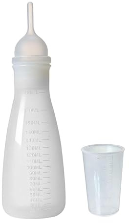 FewNvWa pour Chats et Chiens, Mangeoire pour Chiots et Chatons, avec Couvercle à Tétine, pour Magasins, Lapins, Petits élevages.