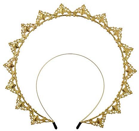 BLESSUME Halo couronne Marie Déesse Bandeau aux femmes Halloween Costume Déesse Casque (Style #7)