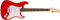 Squier by Fender Sonic Stratocaster HT, E-Gitarre, Lorbeergriffbrett, Weiße Schlagplatte, Torino Rot, Inklusive kostenloser virtueller Kurse auf Fender Play