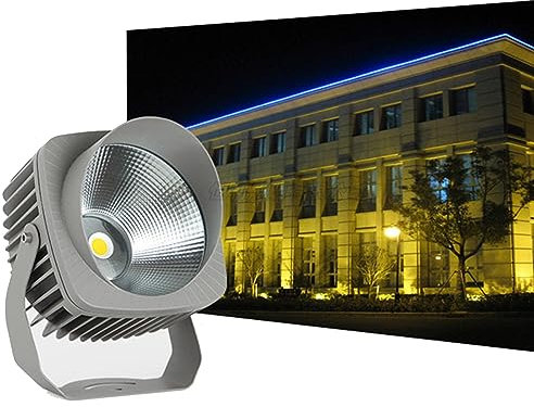 LGJEGD 10W 20W 30W 50W LED-Strahler for den Außenbereich 12V/24V IP67 Wasserdichter Strahler for Straßen und Gärten (Color : White Light, Size : 20w-12v)