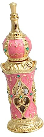 Botella De Perfume De Vidrio Retro Estilo Oriente para Mujeres para Aceites Esenciales Y Decoración De Bodas Y Elegante para Viajes