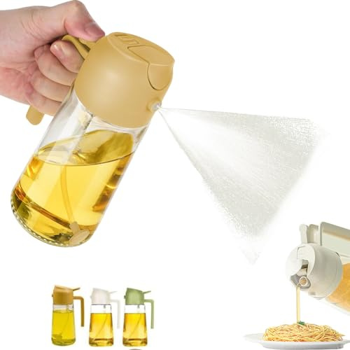 öl sprühflasche kochen,Oil Buddy,2-in-1-multifunktions-ölflasche,ölspray Wenig Kalorien,ölflasche Ausgießer Und Sprüher,öl Und Essig Spritzer,ölsprüher Für Heißluftfritteuse,ölsprüher Zum Kochen