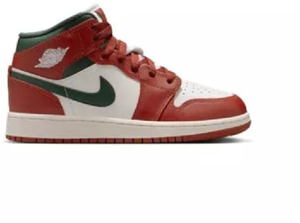 Nike Scarpe Air Jordan 1 Mid (GS) Codice DQ8423-105 Bianco Ragazzi