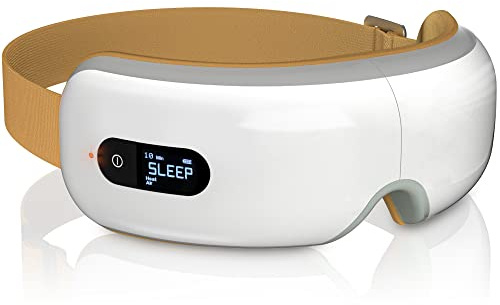 Breo Augenmassagegerät mit Wärme Kompression und Vibration Massage zur Entspannung der Augen, lindert visuelle Ermüdung und trockene Augen, Geschenk Idee - iSee4