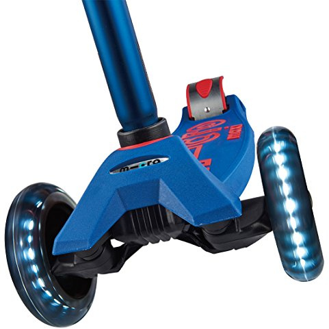 Micro® | Pack 2 Ruedas con luces LED 120mm | Repuestos Originales patinete infantil Micro | Rodamientos ABEC9 | Iluminación por Dinamo Sin Pilas | Fácil Instalación con Tornillos y Llaves Allen