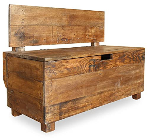 vidaXL Bank aus massivem Holz, 86 x 40 x 60 cm