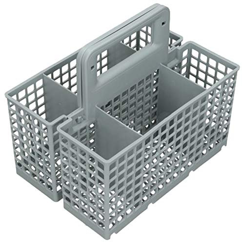 SPARES2GO Two Piece Cutlery Basket for Ignis Dishwasher (200 x 220 x 164mm)
