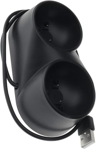 BIYM - Supporto caricatore doppio controller per PS4 Playstation VR PSVR Move