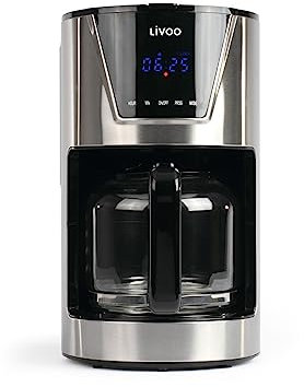 Livoo DOD172 - Cafetera eléctrica programable