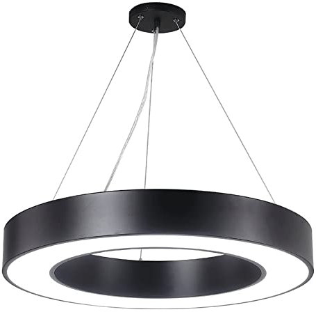 Moderne Hänge Pendelleuchten Nordic Studio LED-Pendelleuchte, moderne, minimalistische Kreisring-Hängelampe mit Kreis-Acrylschirm for Büro, Esszimmer, Wohnzimmer, Café, Restaurant, Foyer, Flur, Bar Hä