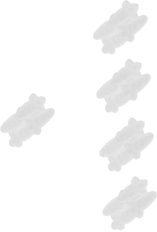 NUOBESTY 10 Stk Kaninchen Schimmel Formen Für Schlüsselanhänger Harz Formt Schmuck Osterkerze Basteln Formen Für Schmuckanhänger Harzform Weiß Kieselgel Kleiner Schlüsselanhänger Seife