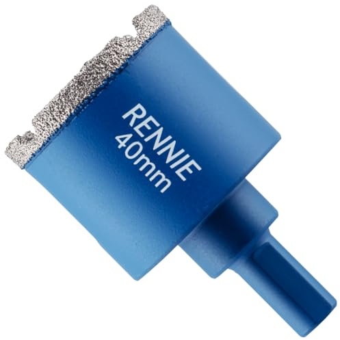 40mm Diamond Hole Saw Drill Bit With Tri Shank For Tiles & Ceramic
