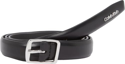 Calvin Klein Damen Slim Square Buckle Belt 2.0 K60k613235 Fester Gürtel