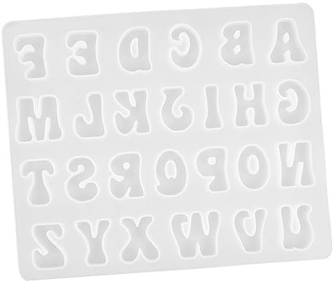 TOPBATHY 2St Brief Schablone Kitchen Accessories mutfak aksesuarları Schokoladenformen mit Buchstaben Form zur Herstellung von Süßigkeiten Keksformen Silikonform Kieselgel Transparent