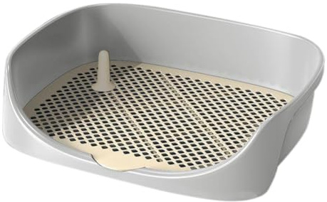 XUJIAN Halter für Hundetoilettentrainingsunterlagen - Welpentoilette für Den Innenbereich mit Maschengittern für Saubere Pfoten und Böden B
